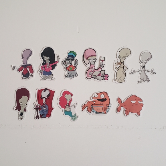 🔮3/$15 54pcs American Dad Stickers - Picture 2 of 7